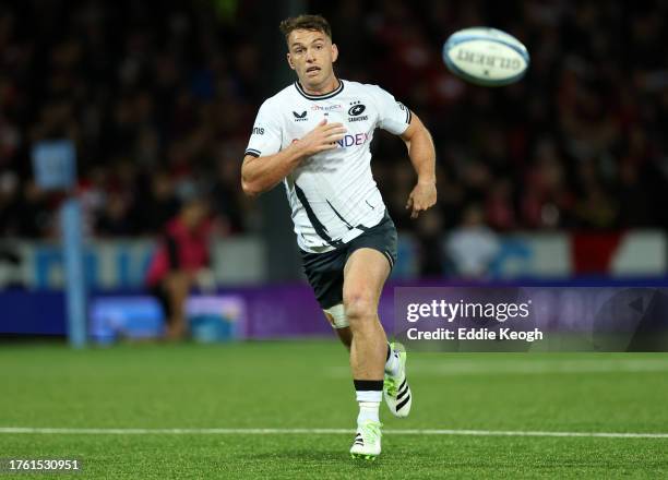 Alex Lewington of Saracens during the Gallagher Premiership Rugby match between Gloucester Rugby and Saracens at Kingsholm Stadium on October 27,...