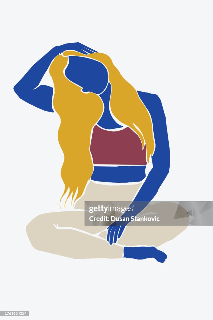 Young happy and healthy woman