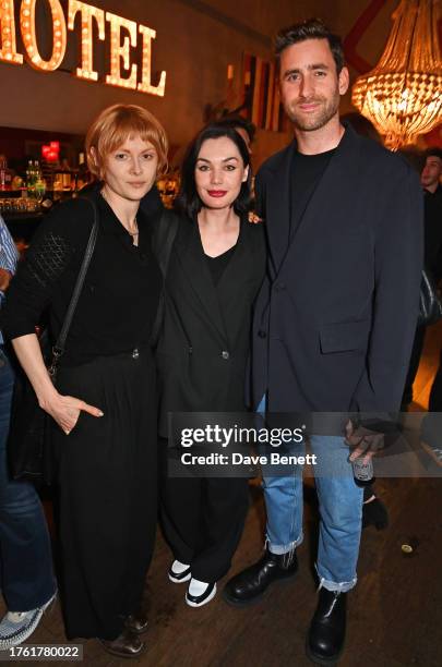 Emily Beecham, Poppy Corby-Tuech and Oliver Jackson-Cohen attend an exclusive "How To Have Sex" screening and Q&A with director and cast presented by...