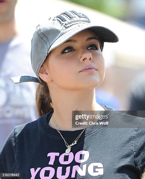 Ariel Winter is seen on August 11, 2013 in Los Angeles, California.