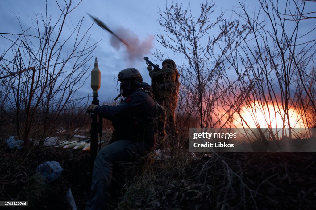 28th Separate Mechanized Brigade Conduct Operations In Bakhmut District