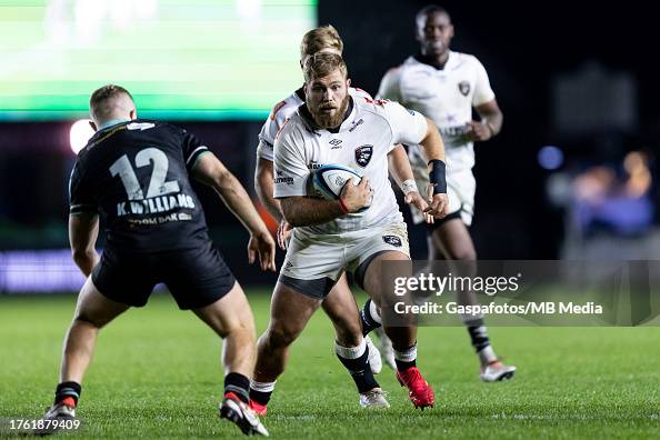 Rugby Rut Kerron Van Vuuren of Sharks in action during the United Rugby... News ...