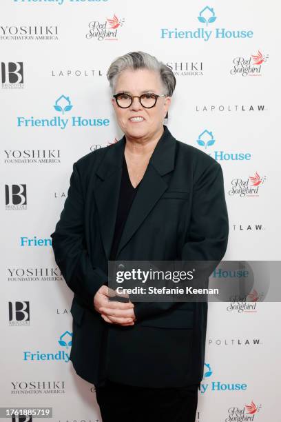 Rosie O'Donnell attends Friendly House 33rd Annual Awards Luncheon at The Beverly Hilton on October 28, 2023 in Beverly Hills, California.