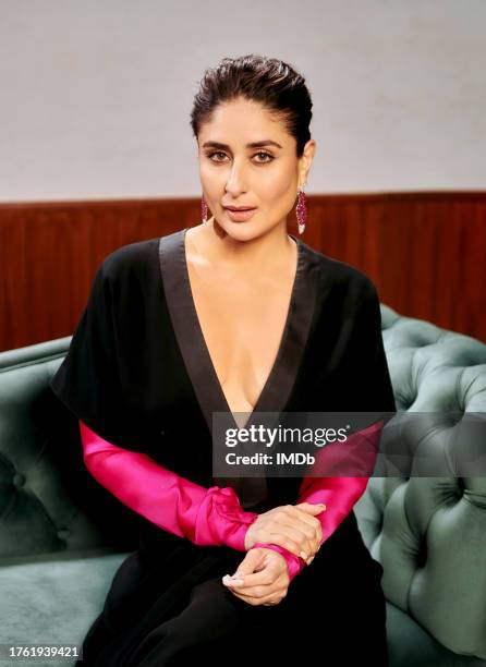 Kareena Kapoor Khan attends the IMDb Portrait Studio at the 2023 Jio MAMI Mumbai Film Festival on October 28, 2023 in Mumbai, India.