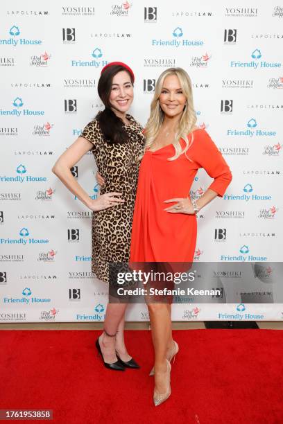 Triana Lask and Brandy Ledford attend Friendly House 33rd Annual Awards Luncheon at The Beverly Hilton on October 28, 2023 in Beverly Hills,...