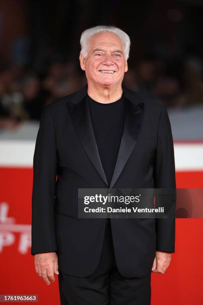 Giorgio Colangeli attends a red carpet for the movie "Dall'Alto Di Una Fredda Torre" during the 18th Rome Film Festival at Auditorium Parco Della...