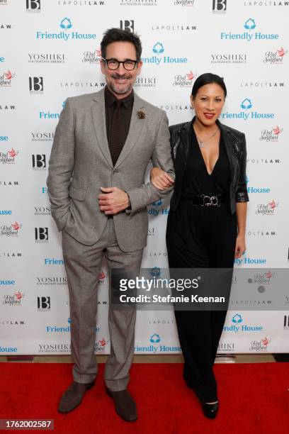 Lawrence Zarian and Jennifer Dorogi attend Friendly House 33rd Annual Awards Luncheon at The Beverly Hilton on October 28, 2023 in Beverly Hills,...