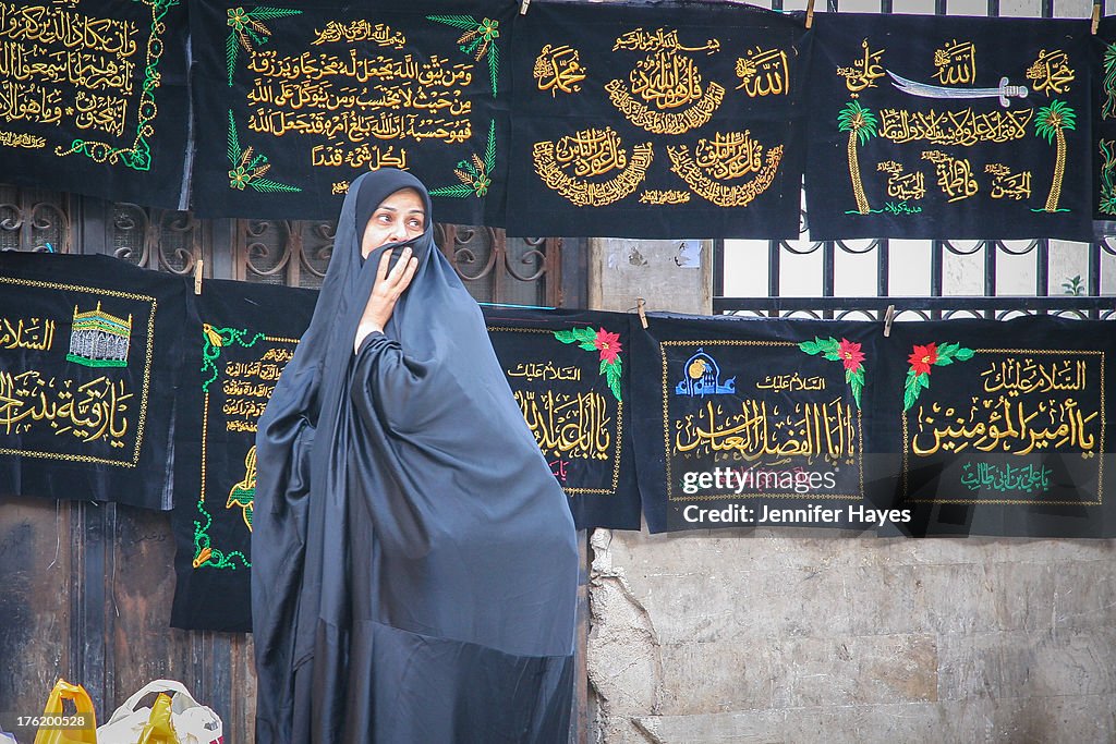 Shiaa Woman near Mosque