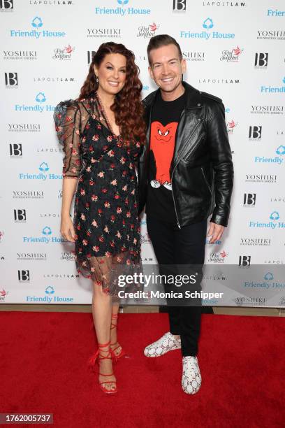 Hilary Roberts and Damon Sharpe attend the Friendly House "Stronger Together" 33rd annual awards luncheon at The Beverly Hilton on October 28, 2023...