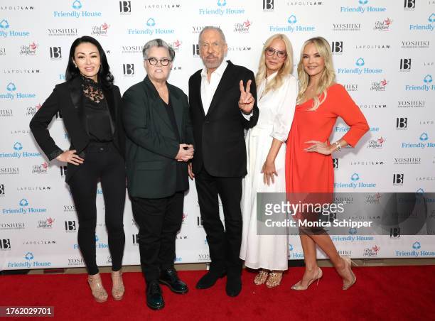 Rika Broccoli, Rosie O'Donnell, John Paul DeJoria, Eloise DeJoria, and Brandy Ledford attends the Friendly House "Stronger Together" 33rd annual...