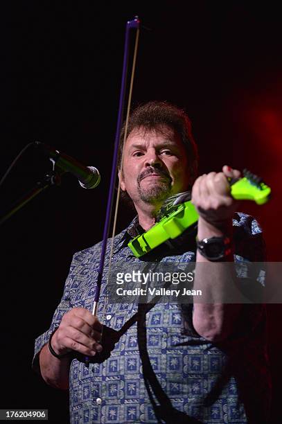 Jeff Cook of Alabama performs at Hard Rock Live! in the Seminole Hard Rock Hotel & Casino on August 10, 2013 in Hollywood, Florida.