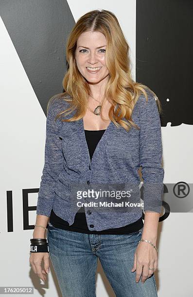 Actress Juliana Dever attends the NKLA Pet Adoption Center Opening Celebration at the NKLA Pet Adoption Center on August 11, 2013 in Los Angeles,...