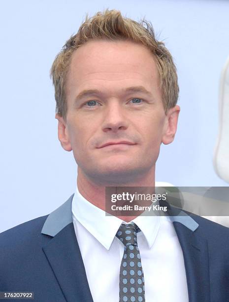 Actor Neil Patrick Harris arrives at the Los Angeles Premiere 'Smurfs 2' on July 28, 2013 at Regency Village Theatre in Westwood, California.