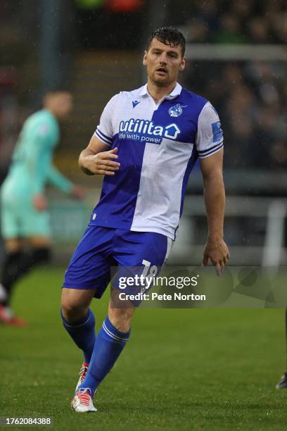 Chris Martin of Bristol Rovers in action during the Sky Bet League One match between Bristol Rovers and Northampton Town at Memorial Stadium on...