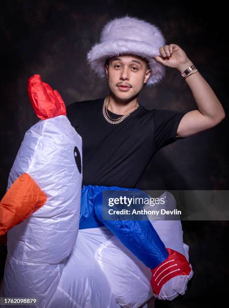 Jax Jones attends the KISS Haunted House Party at M&S Bank Arena on October 28, 2023 in Liverpool, England.