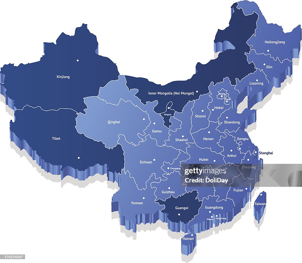 China 3D Map