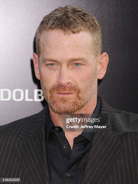 Actor Max Martini arrives at the 'Pacific Rim' - Los Angeles Premiere at Dolby Theatre on July 9, 2013 in Hollywood, California.