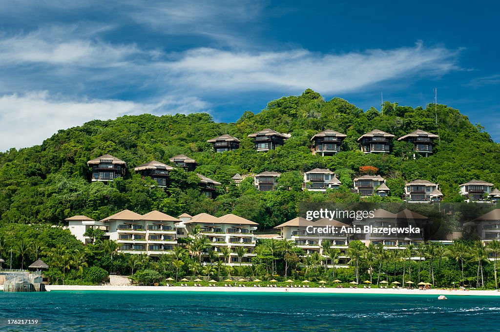 Hotels on Boracay Island.