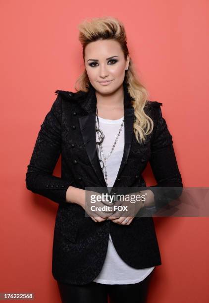 Singer Demi Lovato attends Fox Teen Choice Awards 2013 held at the Gibson Amphitheatre on August 11, 2013 in Los Angeles, California.