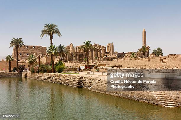 karnak temple - luxor foto e immagini stock