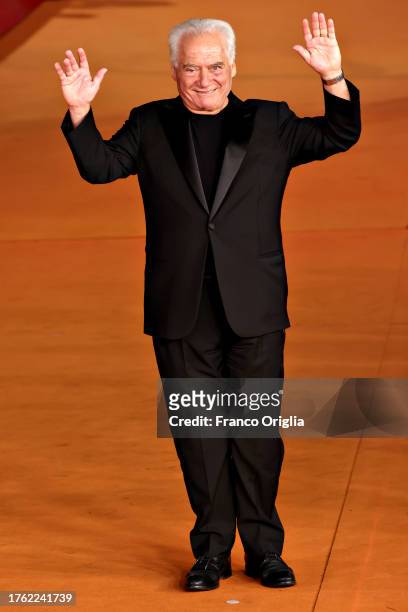Giorgio Colangeli attends a red carpet for the movie "Dall'Alto Di Una Fredda Torre" during the 18th Rome Film Festival at Auditorium Parco Della...