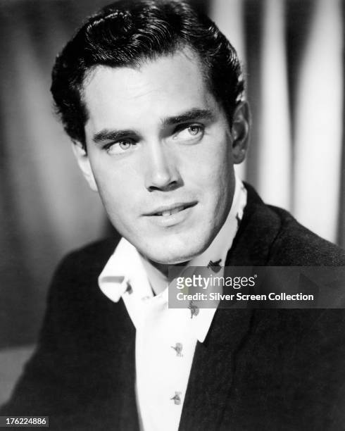 American actor Jeffrey Hunter , circa 1955.