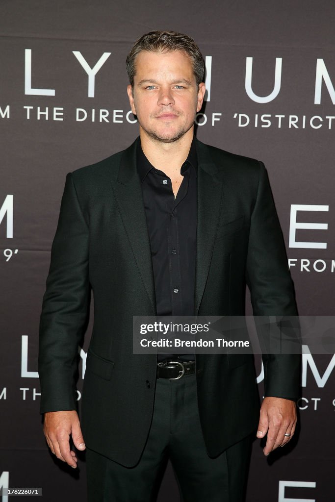 "Elysium" Australian Premiere - Arrivals