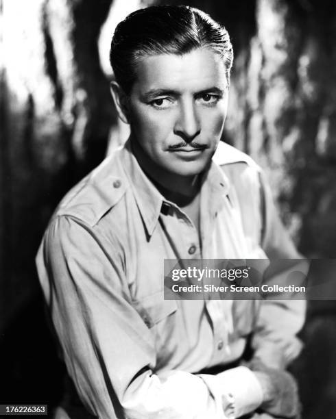 English actor Ronald Colman in a promotional still for 'Lost Horizon', directed by Frank Capra, 1937.