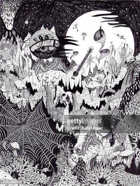 surreal illustration - surrealism stock illustrations