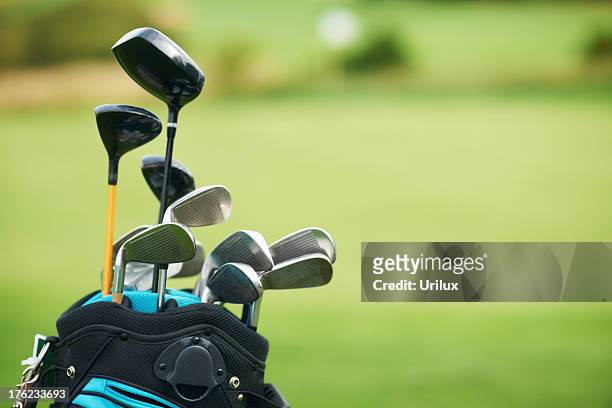 gentelman's tools - golfing - golf club stock pictures, royalty-free photos & images