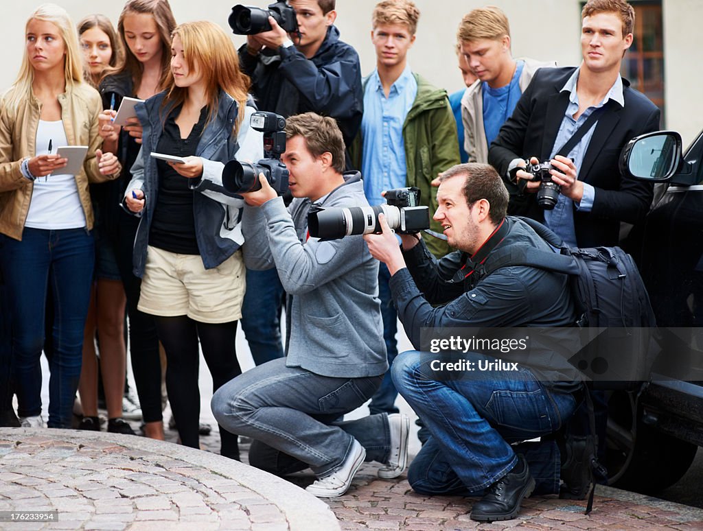 Waiting for the perfect shot