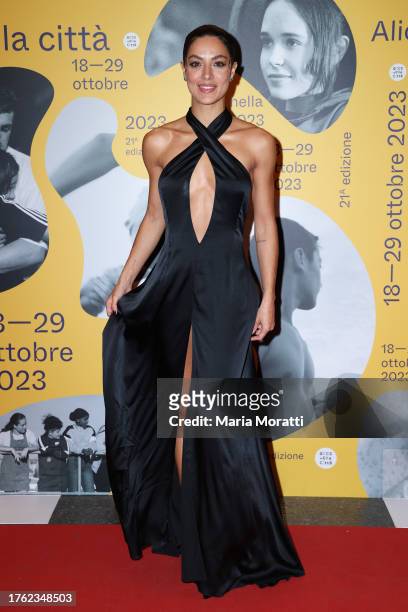 Desirée Popper attends a red carpet for the movie "Mare Fuori 4" at the 21st Alice Nella Città during the 18th Rome Film Festival on October 28, 2023...