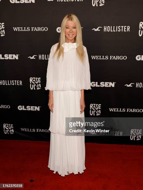 Tara Reid attends GLSEN's Rise Up LA Benefit Gala at NeueHouse Hollywood on October 28, 2023 in Hollywood, California.