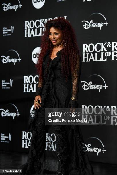 Chaka Khan at the 38th Annual Rock & Roll Hall Of Fame Induction Ceremony at Barclays Center on November 03, 2023 in New York City.