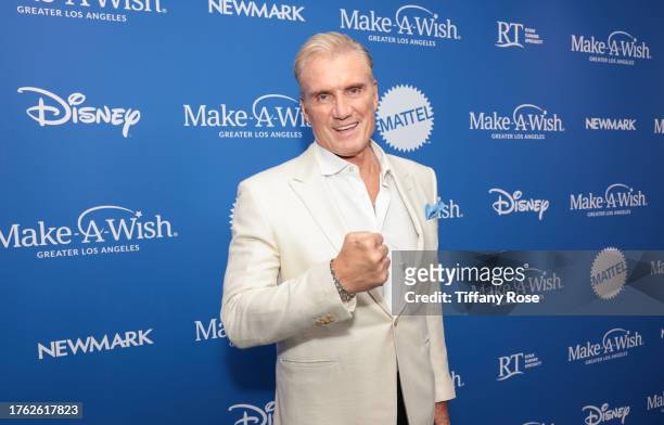 Dolph Lundgren attends the Wish Gala 2023 at Fairmont Century Plaza on October 28, 2023 in Los Angeles, California.