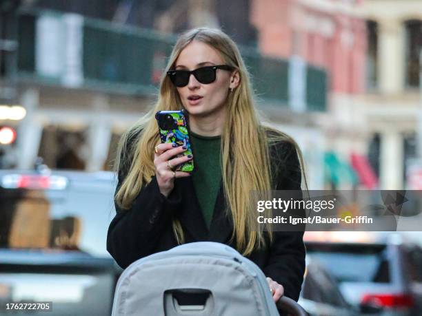 Sophie Turner is seen on November 03, 2023 in New York City.