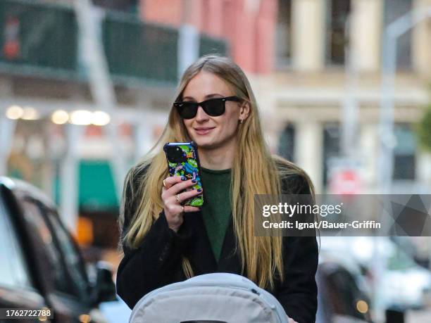 Sophie Turner is seen on November 03, 2023 in New York City.