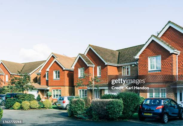 houses on an estate - culture britannique photos et images de collection