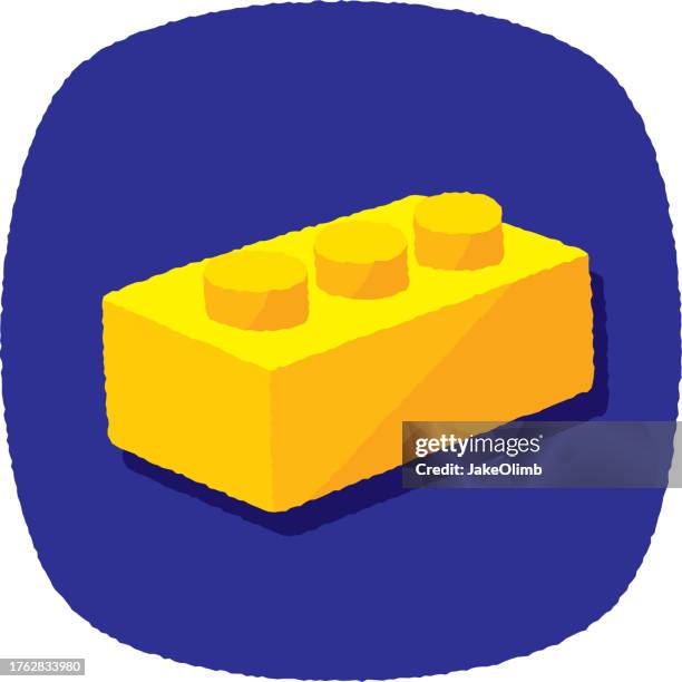 toy bricks doodle 4 - interlocking blocks stock illustrations