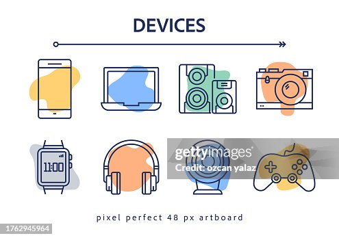 Devices Related Vector Banner Design Concept. Devices Related Vector Banner Design Concept.