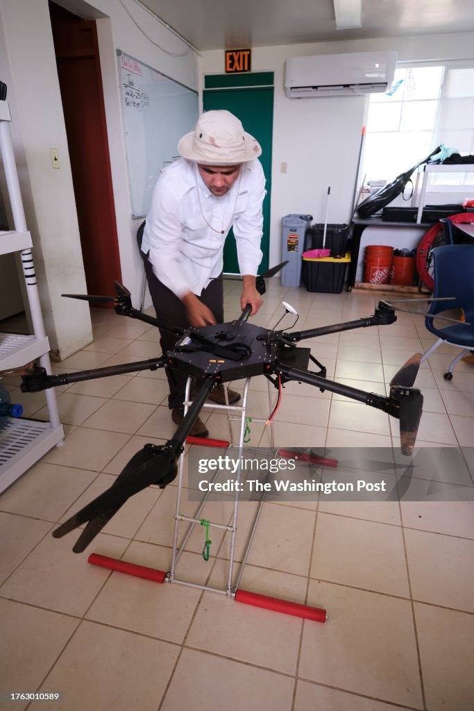 Mangilao, Guam - January 6:
Anthony Ritter a drone research spe