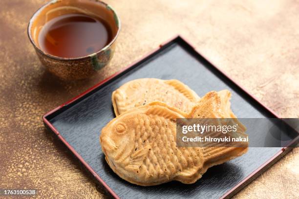 taiyaki - adzuki bean stock pictures, royalty-free photos & images
