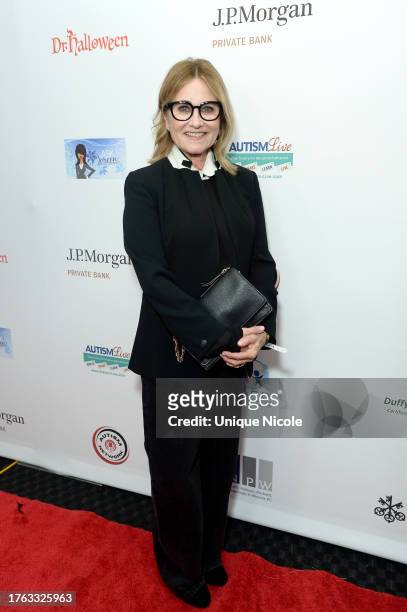Maureen McCormick attends the Second Annual All Ghouls Gala 2023 Benefiting Autism Care Today at Woodland Hills County Club on October 28, 2023 in...
