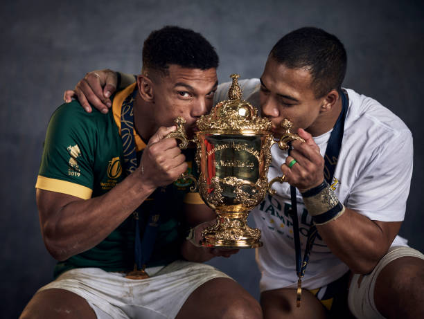 FRA: South Africa Winners Portraits - Rugby World Cup France 2023