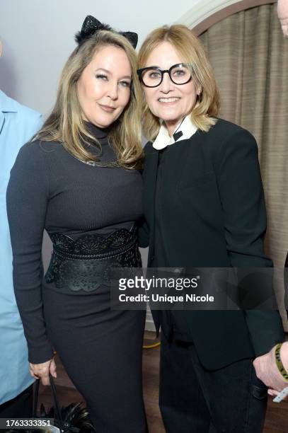 Erin Murphy and Maureen McCormick attend the Second Annual All Ghouls Gala 2023 Benefiting Autism Care Today at Woodland Hills County Club on October...