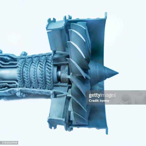 3D printer jet engine printed model metal plastic 이미지 (1763353948) - 게티 ...