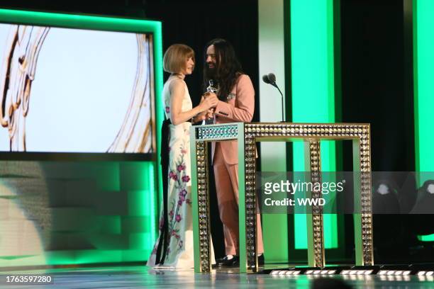 Anna Wintour and Alessandro Michele