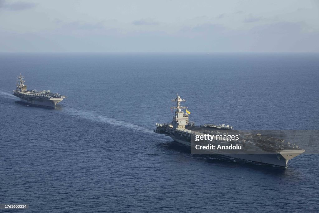 US Navy carriers Ford, Eisenhower in eastern Mediterranean