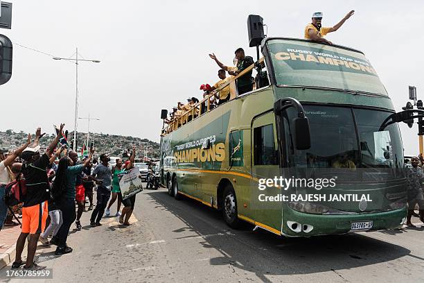 Springboks Rugby Bus Kwamashu Township Photos and Premium High Res Pictures - Getty Images