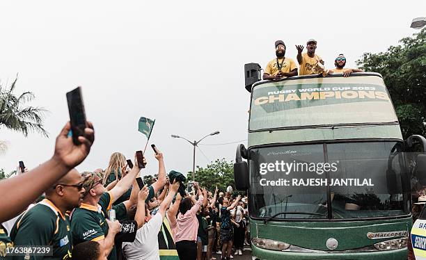 Springboks Rugby Bus On The Buses Tv Photos and Premium High Res Pictures - Getty Images